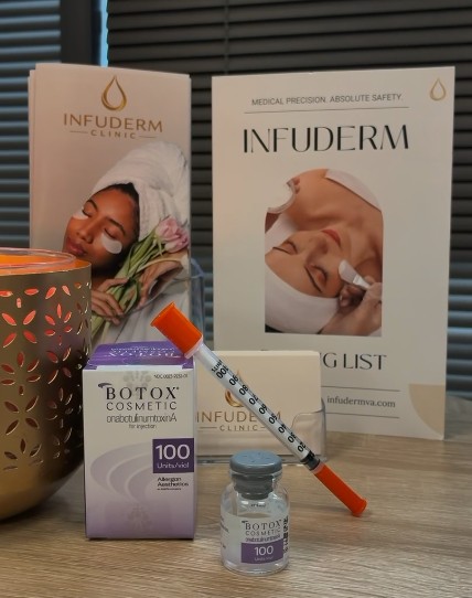 INFUDERM Botox treatment product display